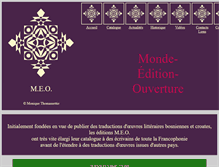 Tablet Screenshot of meo-edition.eu